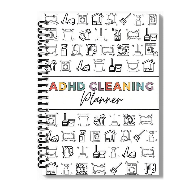 Cleaning Planner Notebook – Daily Chore Schedule & Home Organization Journal
