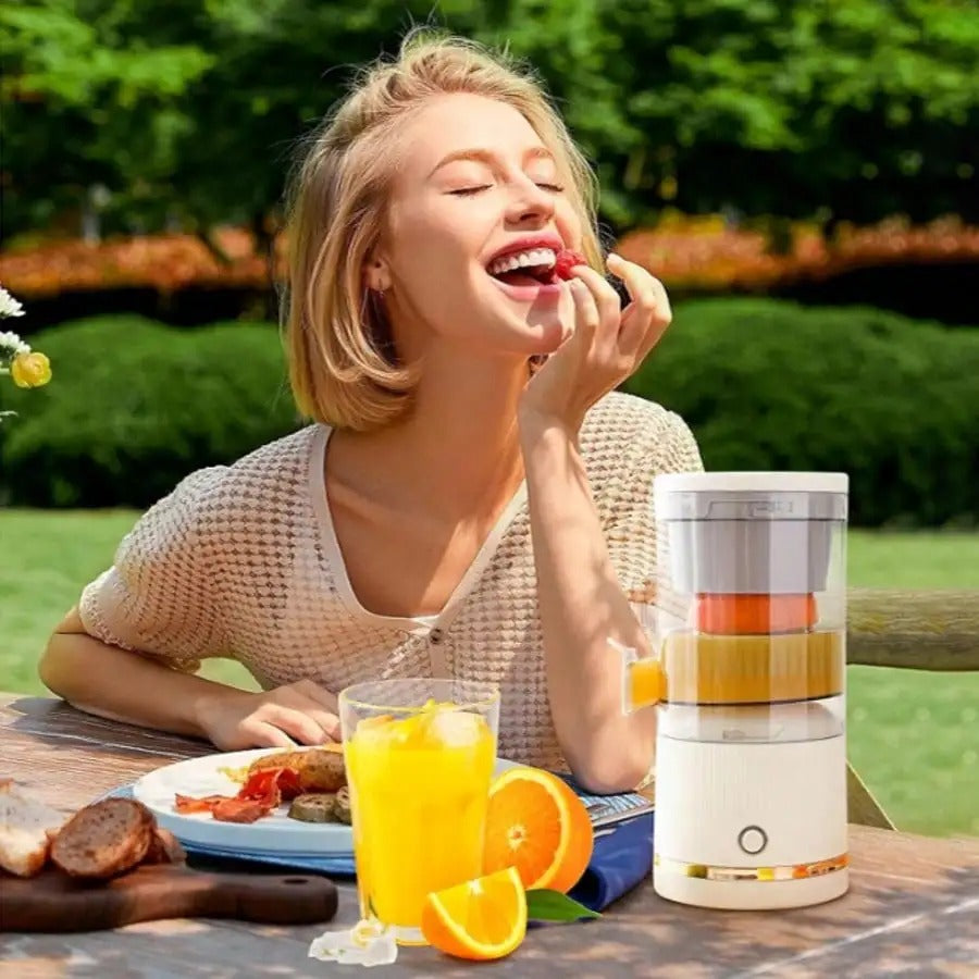 USB Rechargeable Citrus Juicer โ Fast Orange & Lemon Juice Extractor