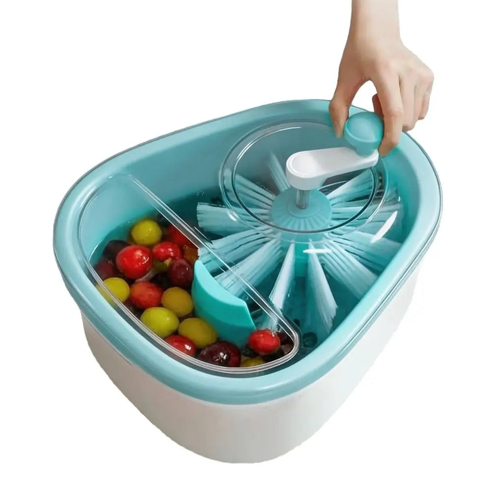 Fruit & Vegetable Washer Spinner β Manual Salad Spinner & Colander