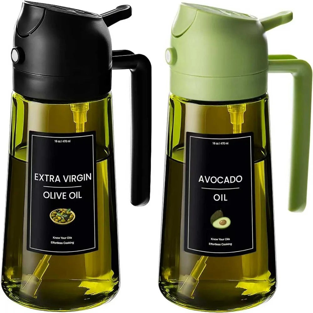 Olive Oil Dispenser,Sprayer for Cooking 2 in 1- Spray