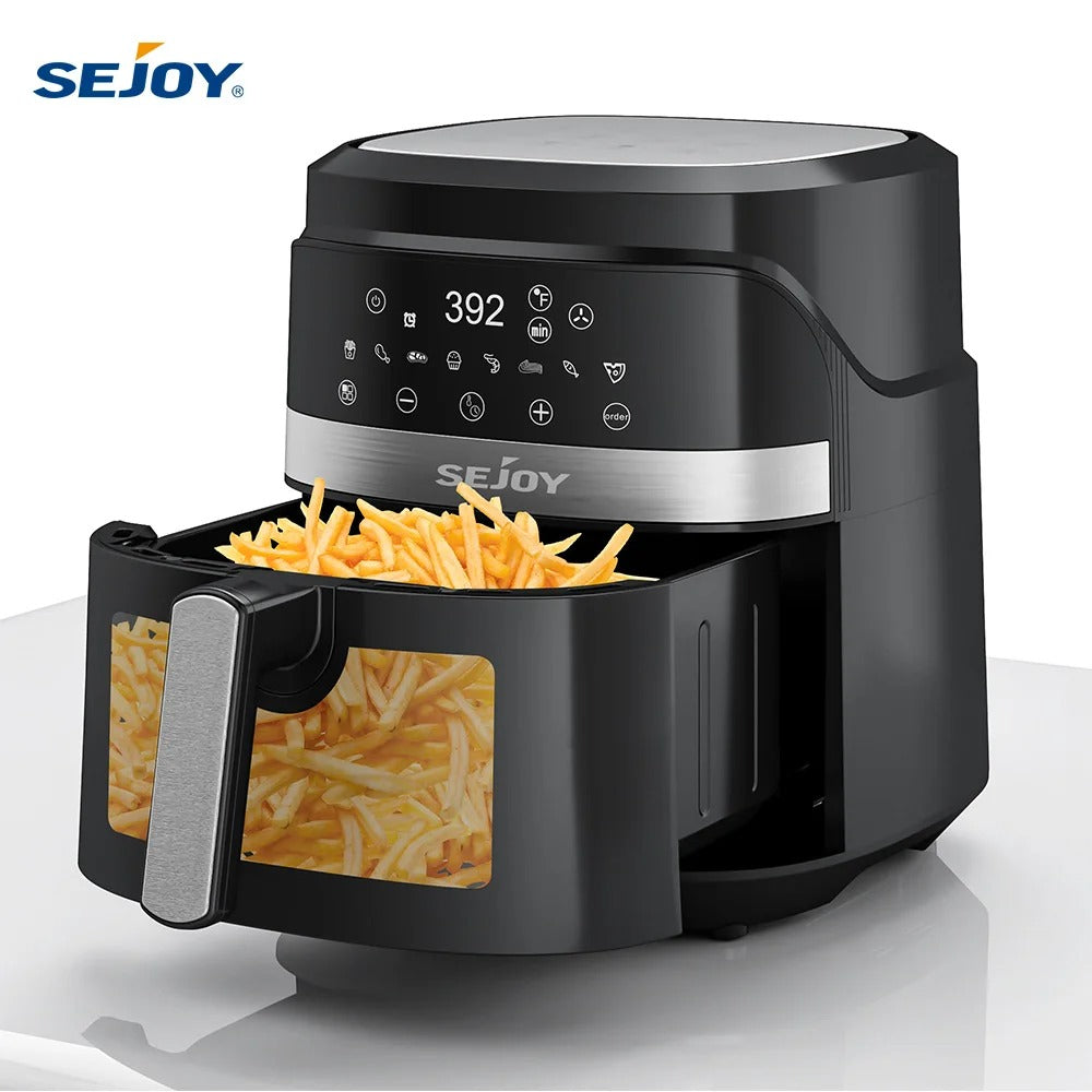 Sejoy 6-Quart 8-in-1 Air Fryer – Roast, Bake, Dehydrate & More