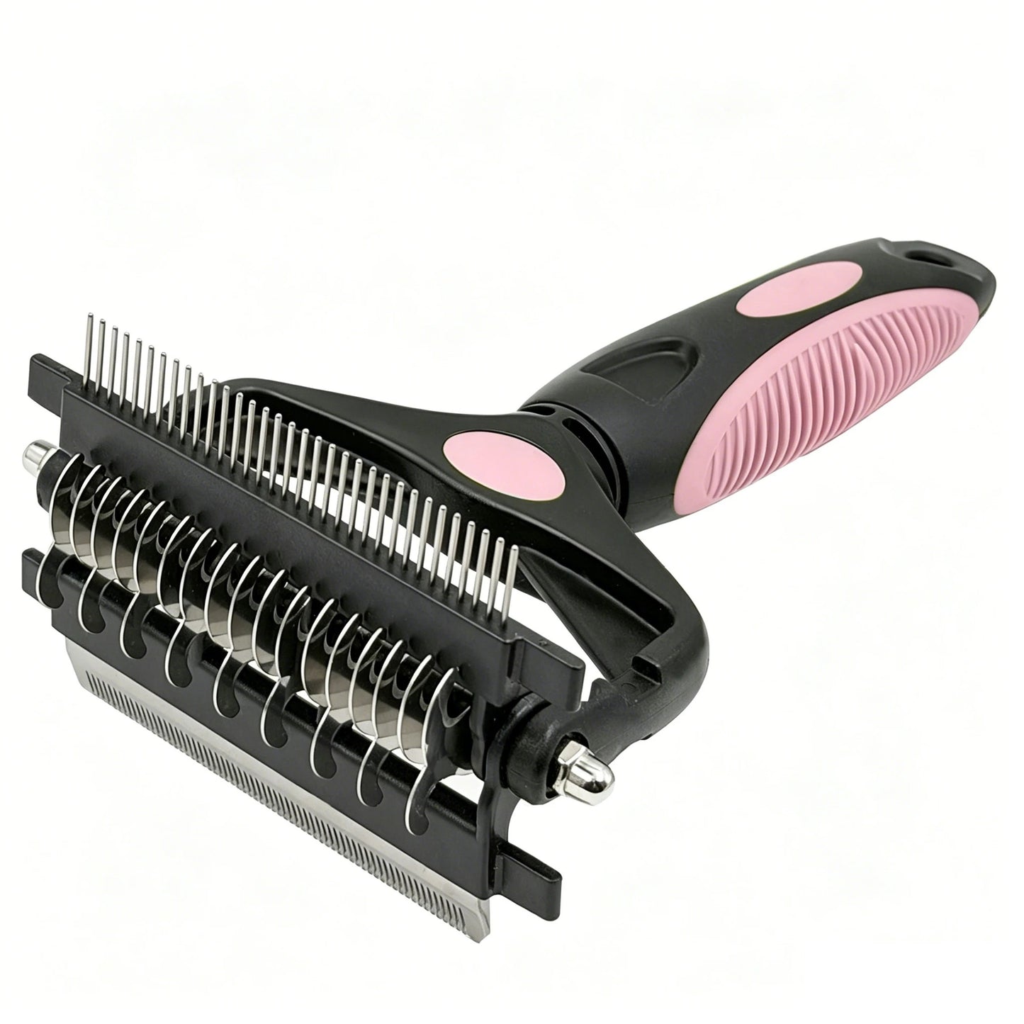 3-in-1 Pet Grooming Brush – Double-Sided Deshedding & Fur Knot Comb