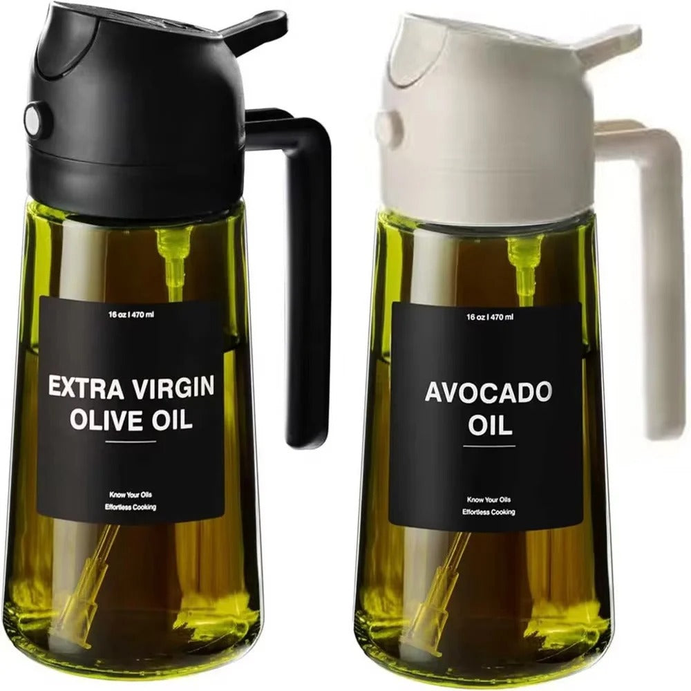 Olive Oil Dispenser,Sprayer for Cooking 2 in 1- Spray
