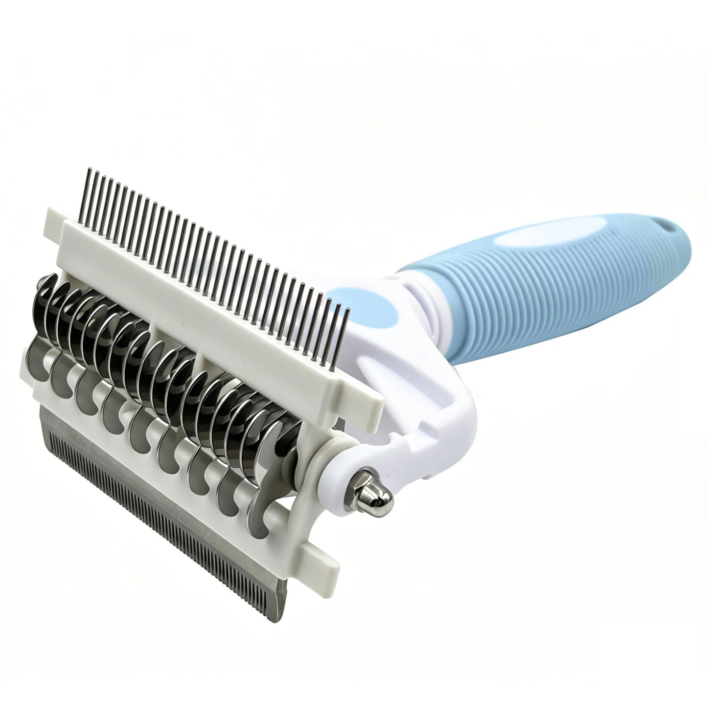 3-in-1 Pet Grooming Brush – Double-Sided Deshedding & Fur Knot Comb