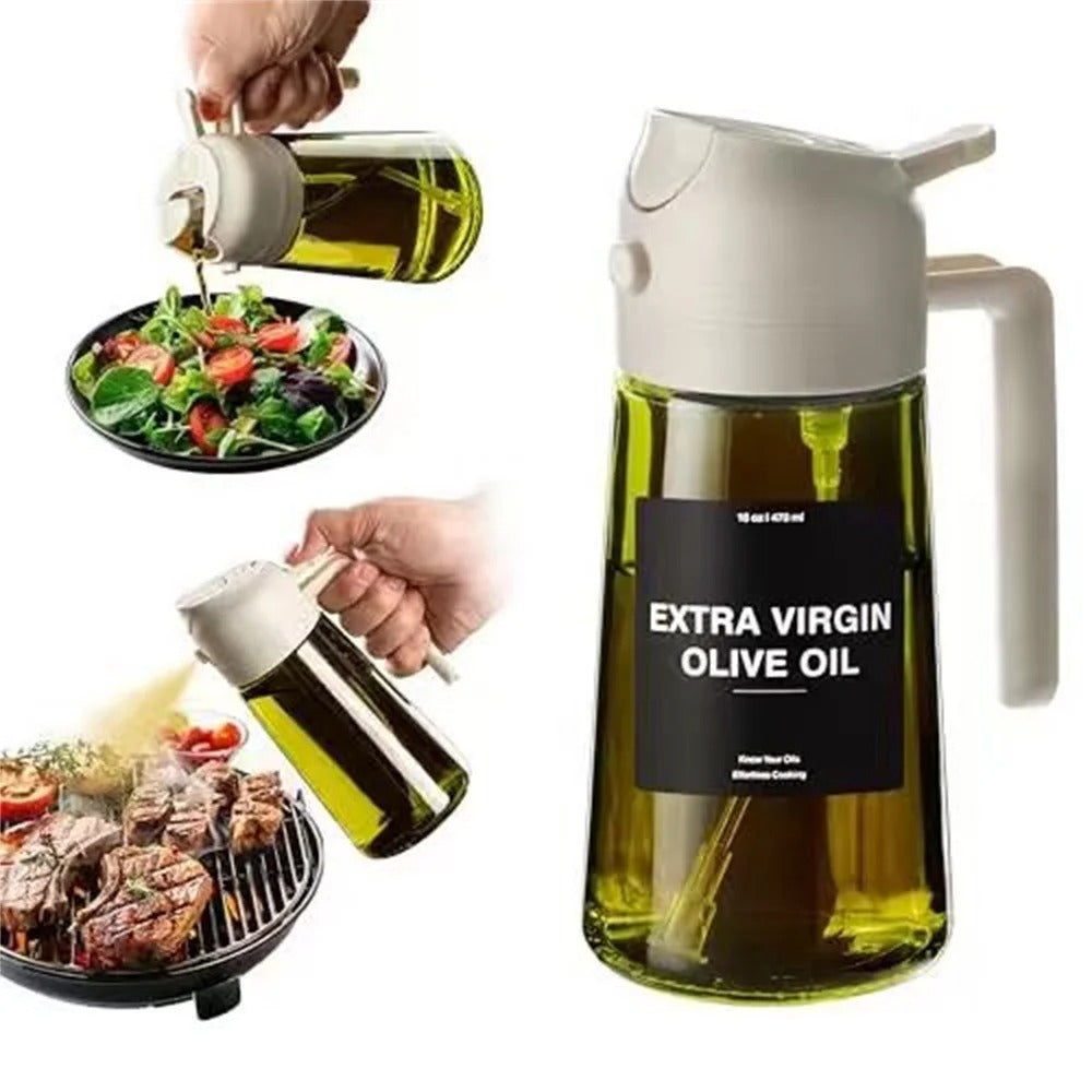 Olive Oil Dispenser,Sprayer for Cooking 2 in 1- Spray
