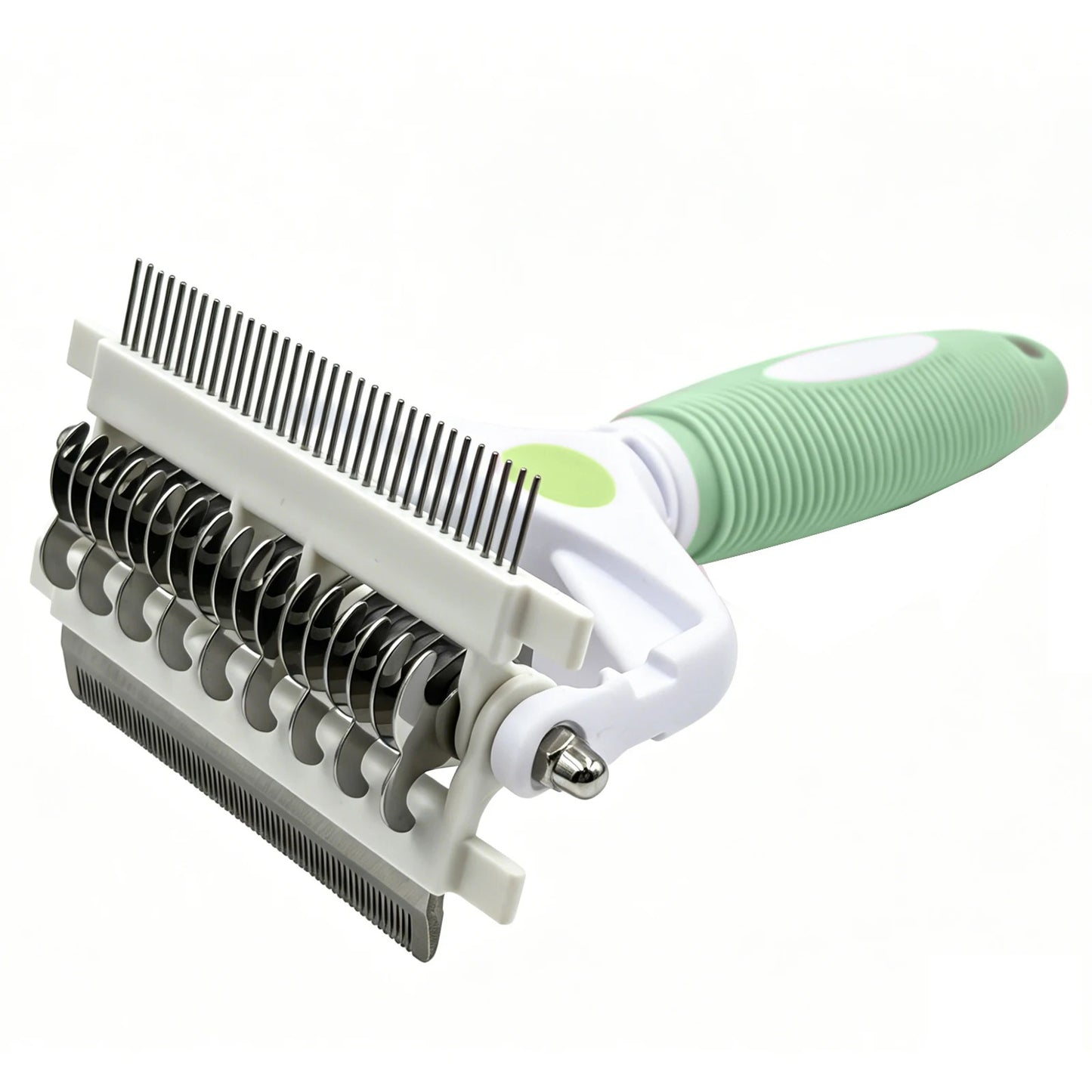 3-in-1 Pet Grooming Brush – Double-Sided Deshedding & Fur Knot Comb