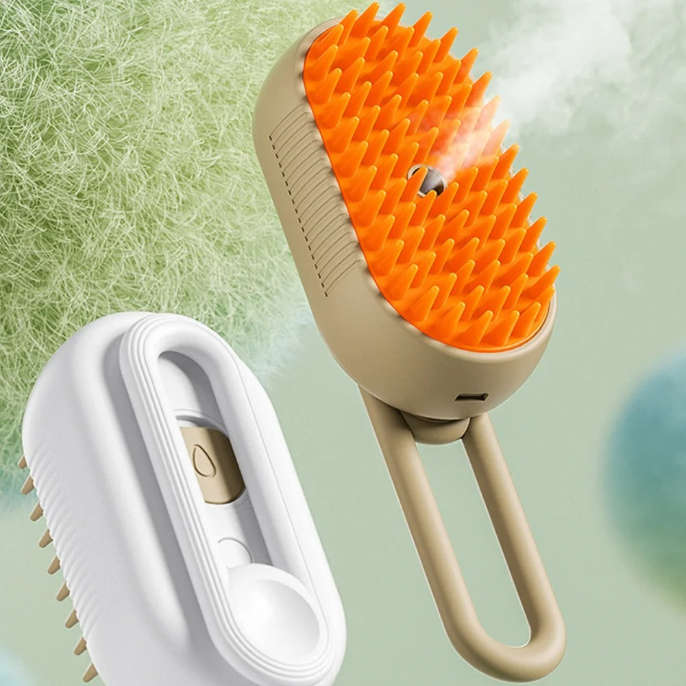 3-in-1 Electric Pet Grooming Brush – Dog & Cat Hair Remover with Massage