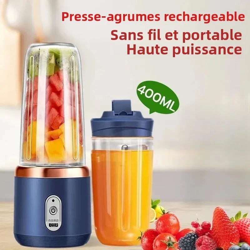 6 Color 400ml Portable USB Blender