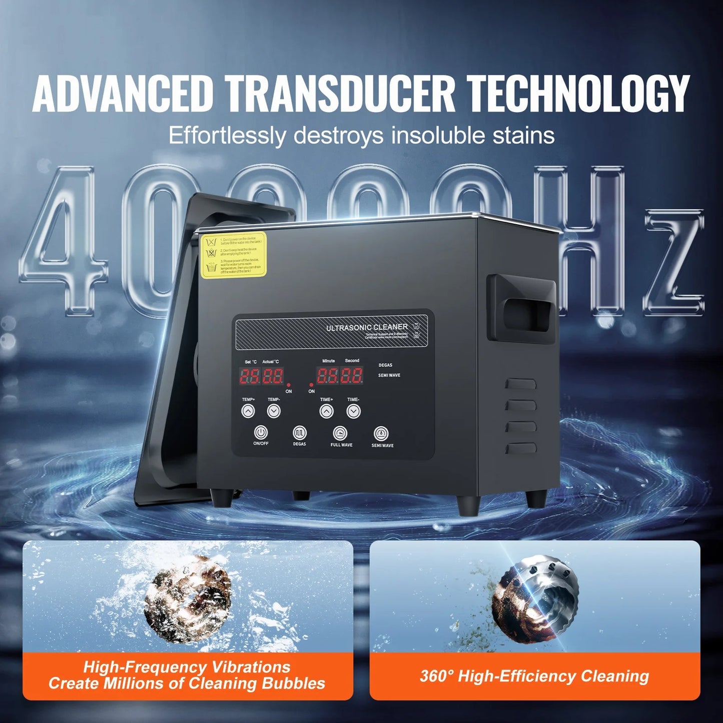 Ultrasonic Cleaner – 2L/3L/6L/10L/15L Portable Cleaning Machine