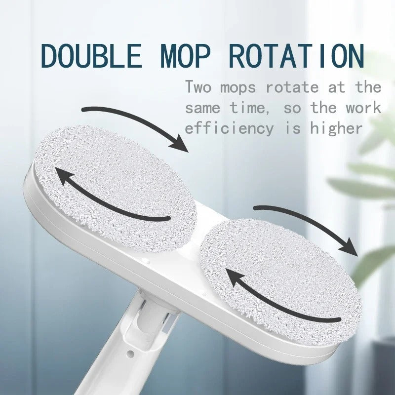 Wireless Electric Floor Mop – USB Rechargeable Spray Mop with Water Mist