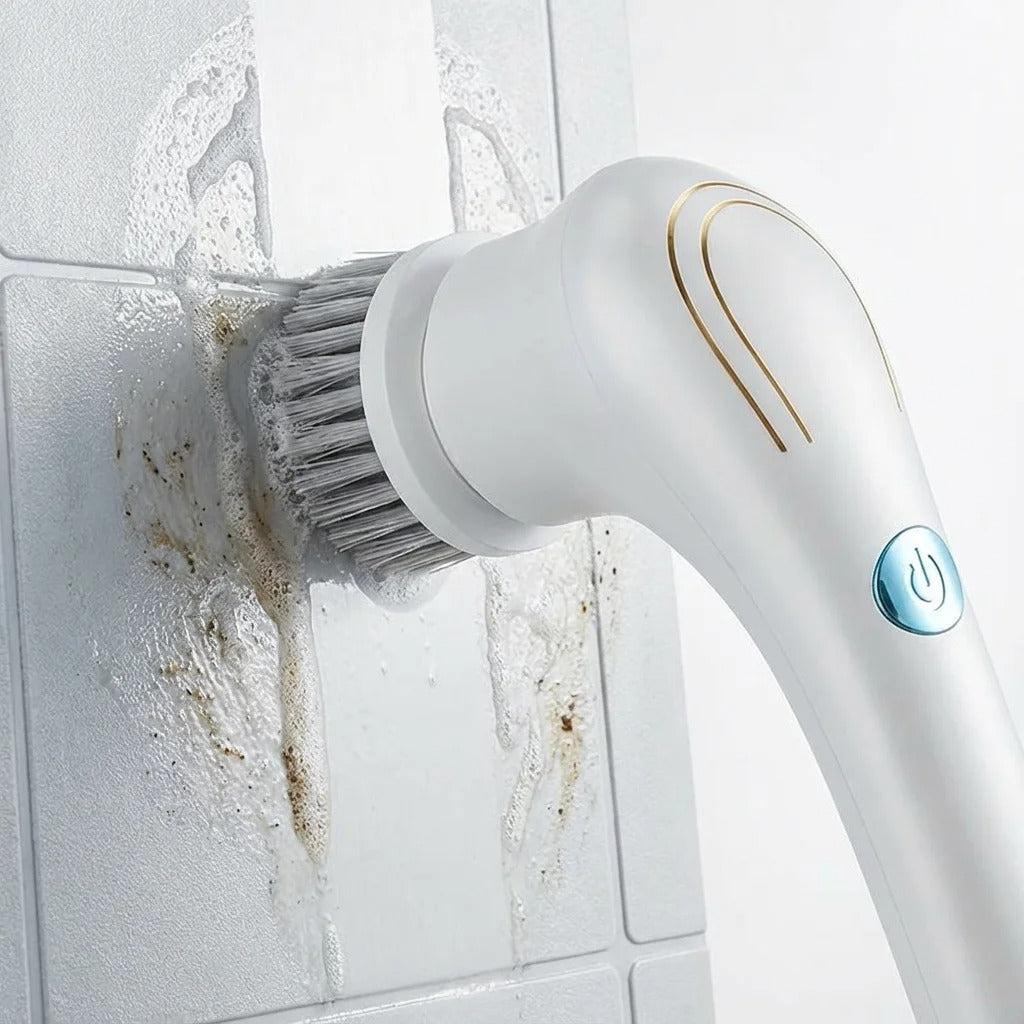 Electric Cleaning Brush – Cordless Scrubber with Brush Head for Kitchen & Bathroom