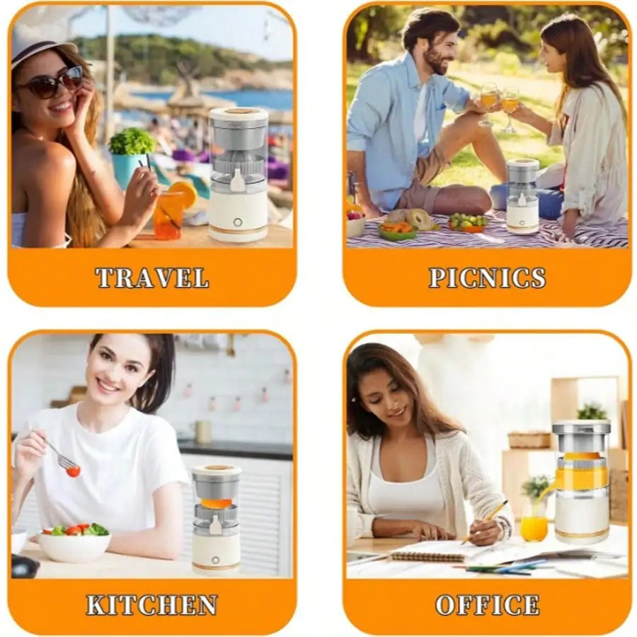 USB Rechargeable Citrus Juicer – Fast Orange & Lemon Juice Extractor