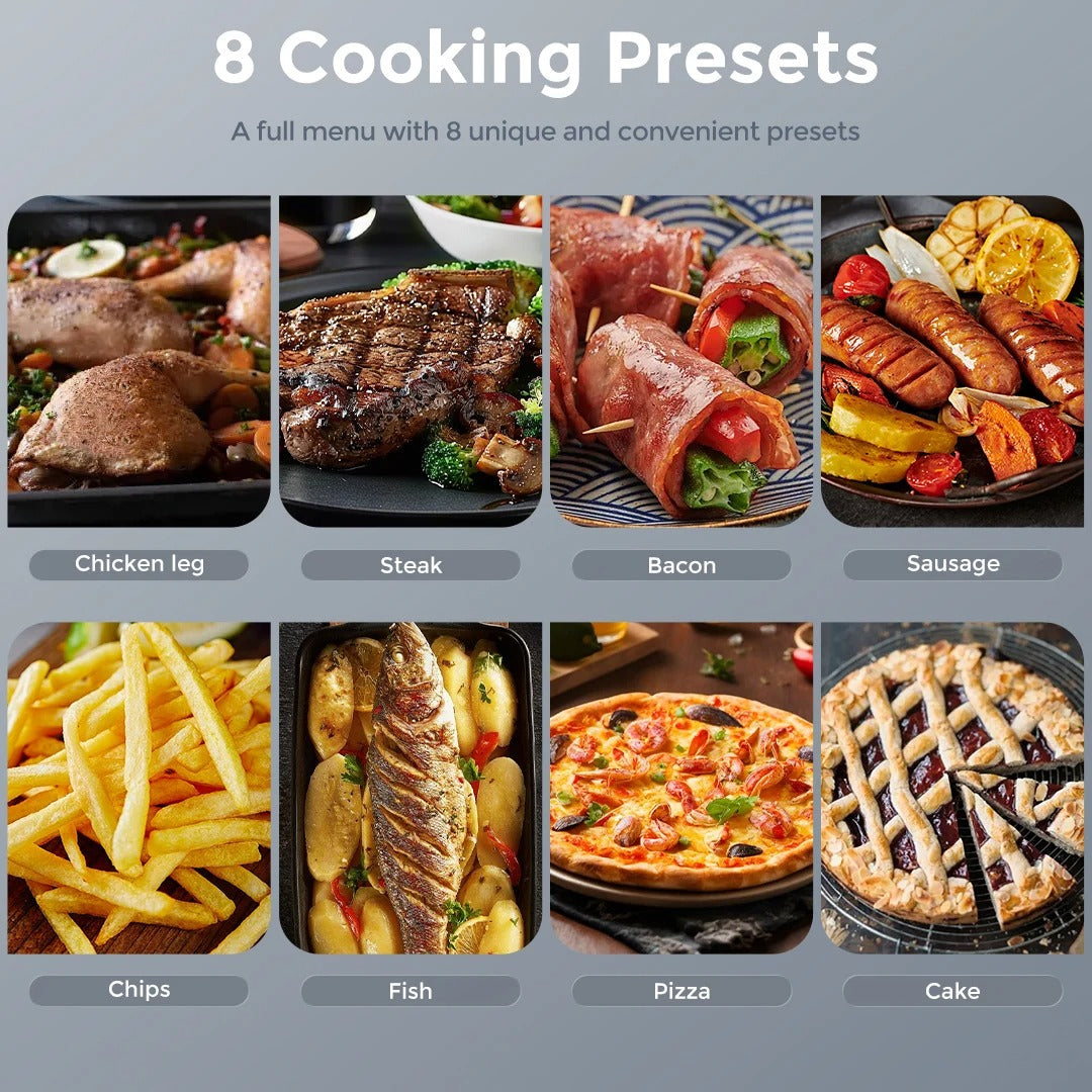 Sejoy 6-Quart 8-in-1 Air Fryer – Roast, Bake, Dehydrate & More