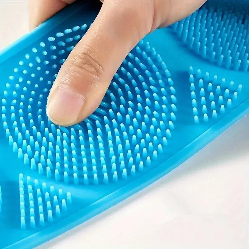 Silicone Body Scrub Brush – Exfoliating Shower & Bath Cleaning Brush