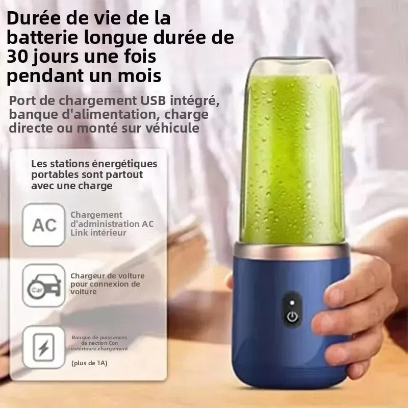 6 Color 400ml Portable USB Blender
