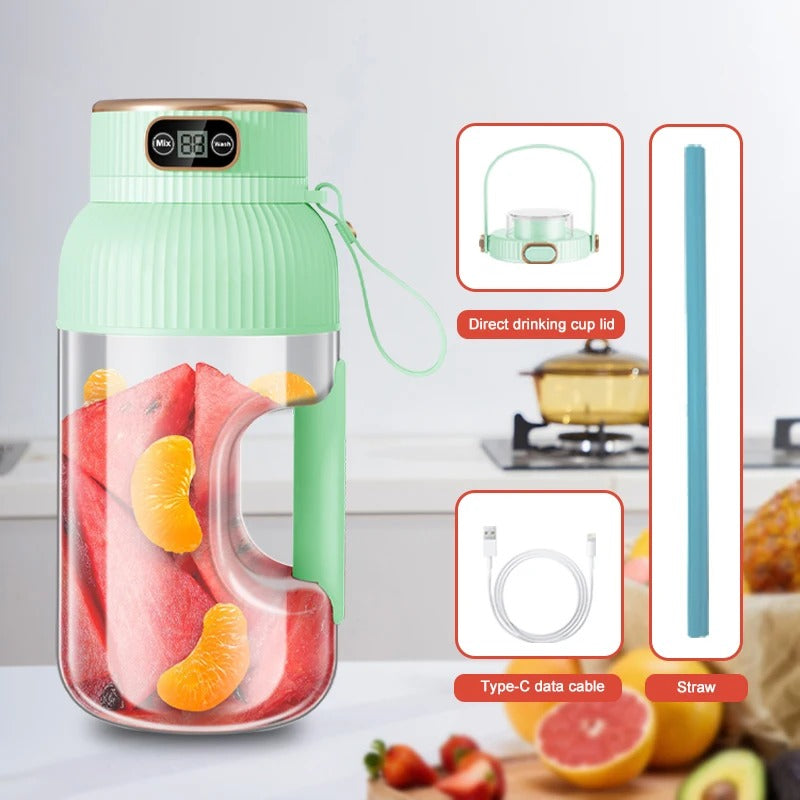 Portable Juicer Blender – USB Rechargeable Smoothie Maker