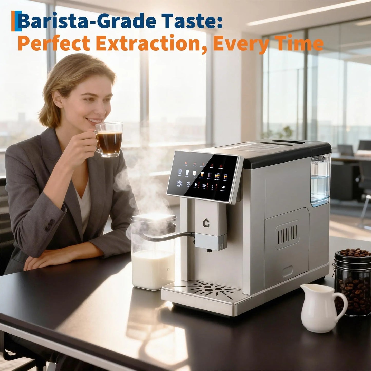Philips 5400 Fully Automatic Espresso Machine – Coffee & Milk Drinks