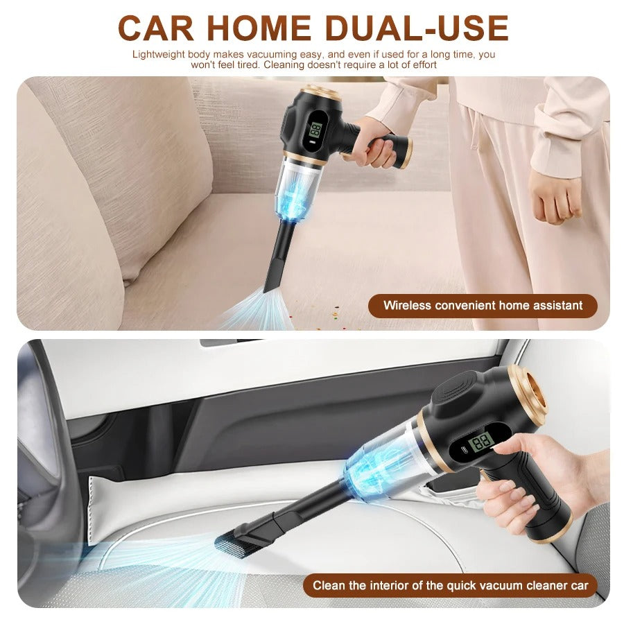 Cordless Handheld Vacuum Cleaner – Portable Car & Home Dust Vacuum