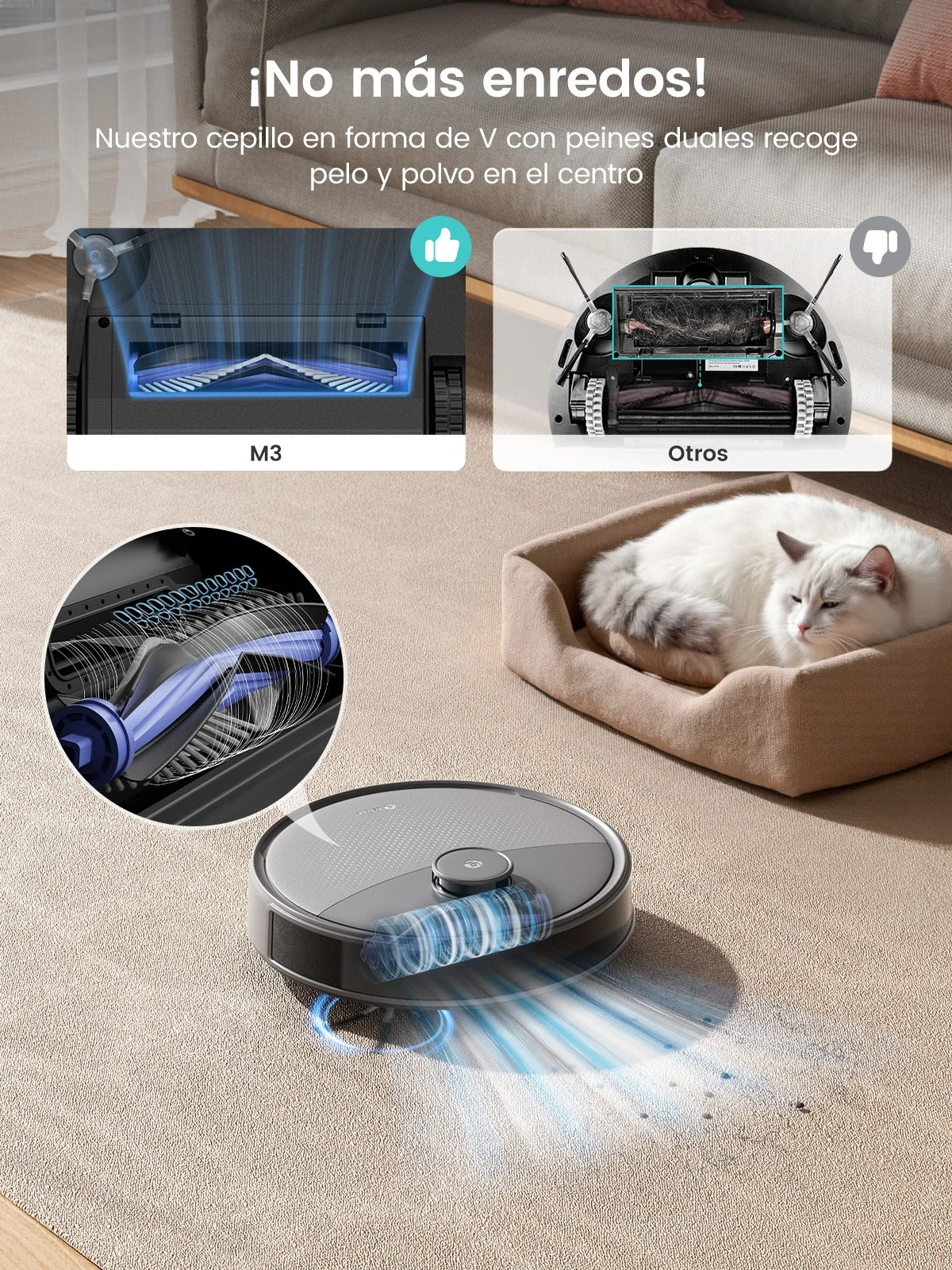Lefant M3 Max Robot Vacuum & Mop – 20,000Pa Suction, Auto Mop Washing