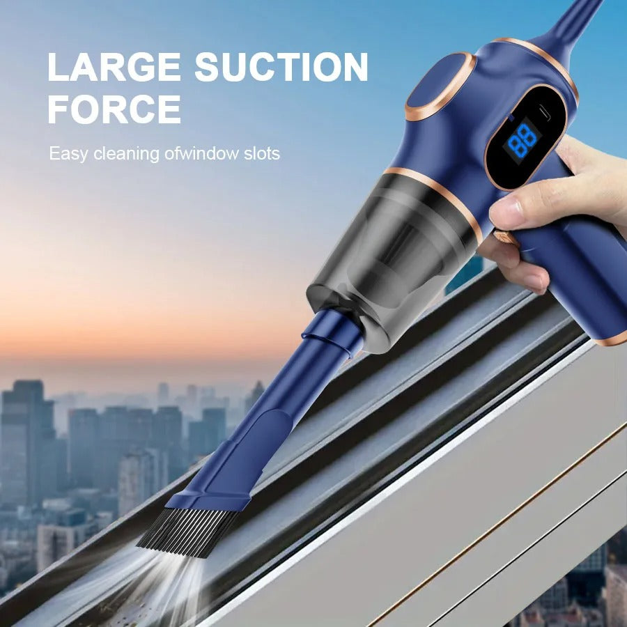 Wireless Handheld Car Vacuum Cleaner – Portable Mini Vacuum for Home & Car