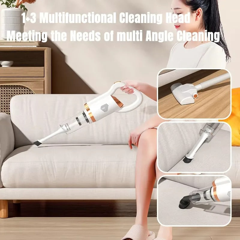 8500Pa Cordless Handheld Vacuum – 120W Portable Car & Home Cleaner