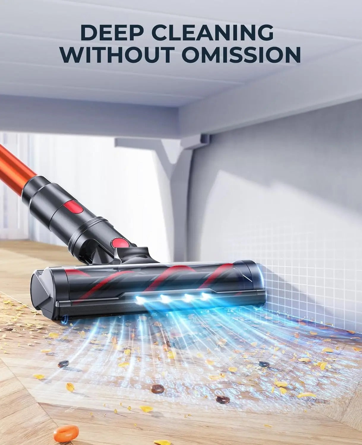Laresar Elite 8 Cordless Vacuum Cleaner – 450W, 55-Min Runtime