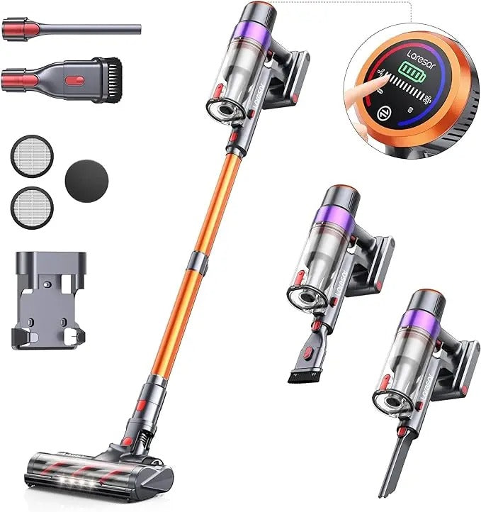 Laresar Elite 8 Cordless Vacuum Cleaner – 450W, 55-Min Runtime