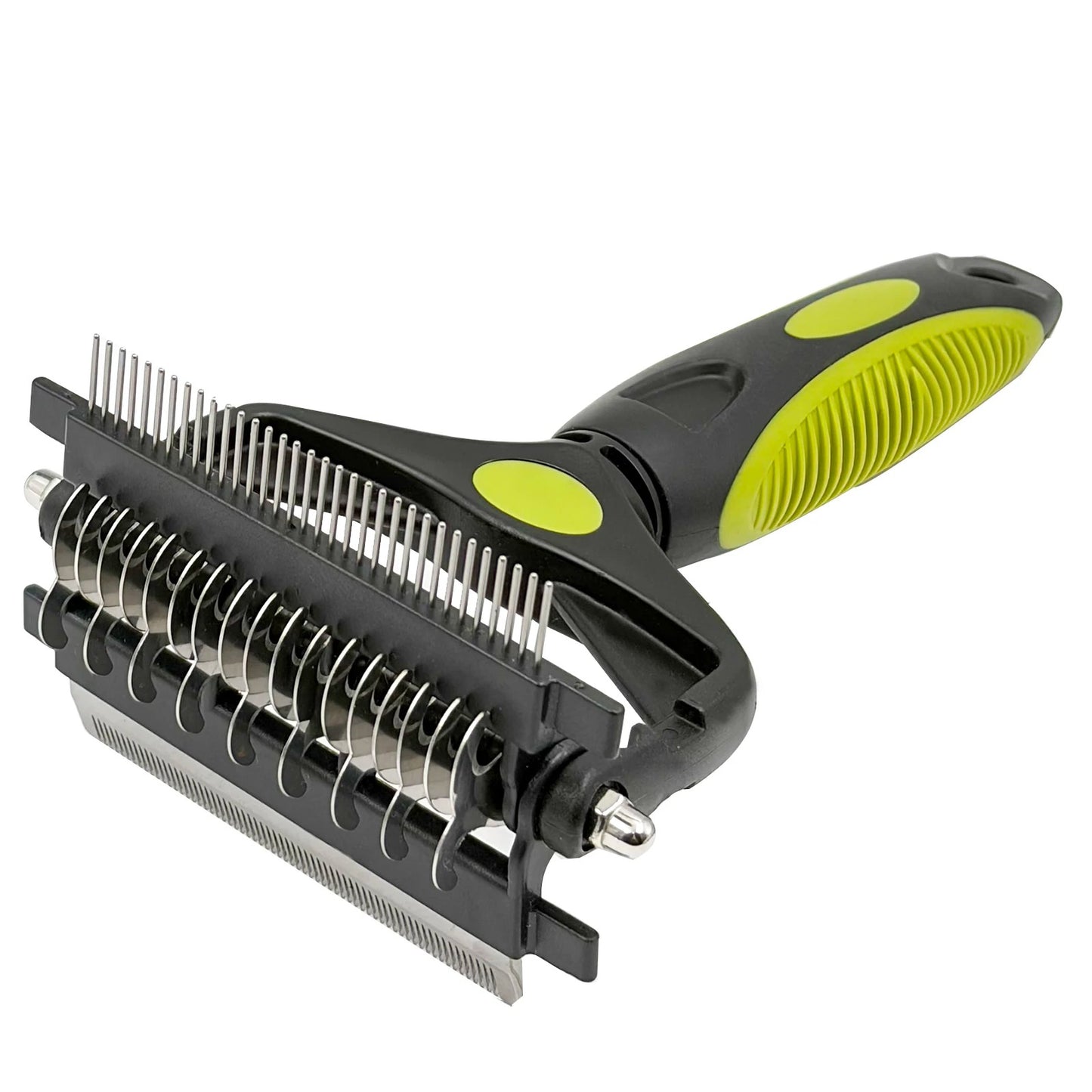 3-in-1 Pet Grooming Brush – Double-Sided Deshedding & Fur Knot Comb